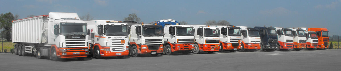 Parc camions Transports PERRIER